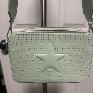 Vintage Havana Light Seafoam Green Star Crossbody Bag SUMMER SALE!